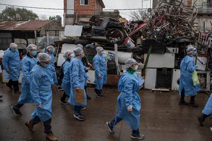 El programa Detectar intenta controlar la pandemia en las villas