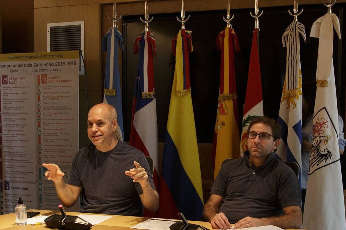 Coronavirus: Horacio RodriguezLarreta tuvo una reunión virtual con alcaldes
