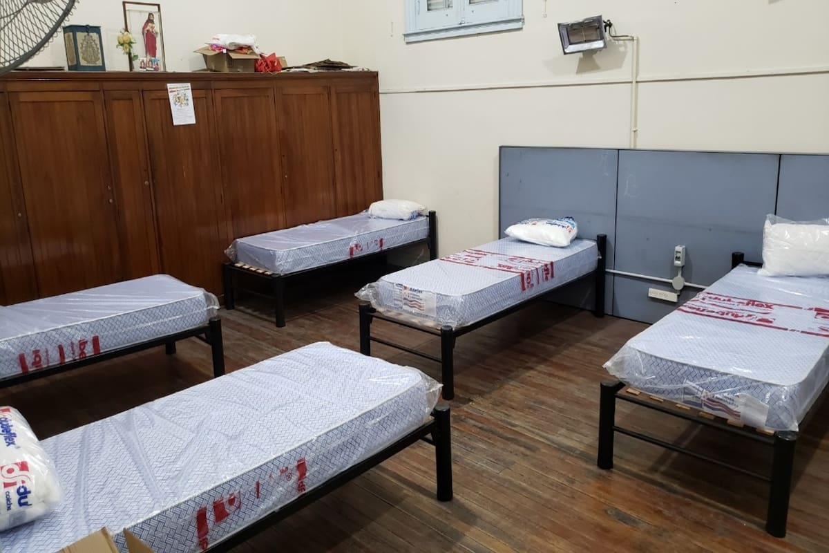 Coronavirus: Iglesia Sagrado Corazón de Barracas que alojará a abuelos de la 21-24.