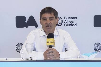 El ministro de Salud Fernán Quirós habló sobre la evolución en la Ciudad del Covid-19