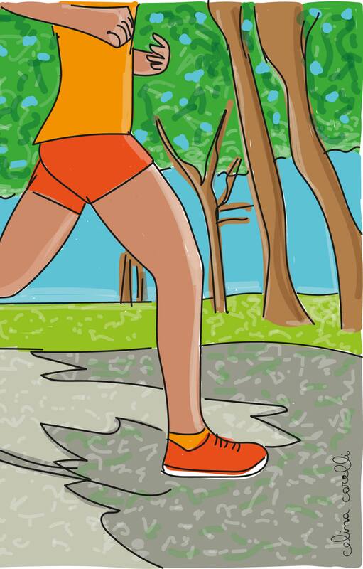 Correr era un problema, y el dolor en las piernas se hizo más frecuente y severo para Cathryn Roeck, un joven runner de 27 años