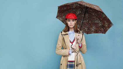 Cortá el estilo preppy con un poco de leopardo