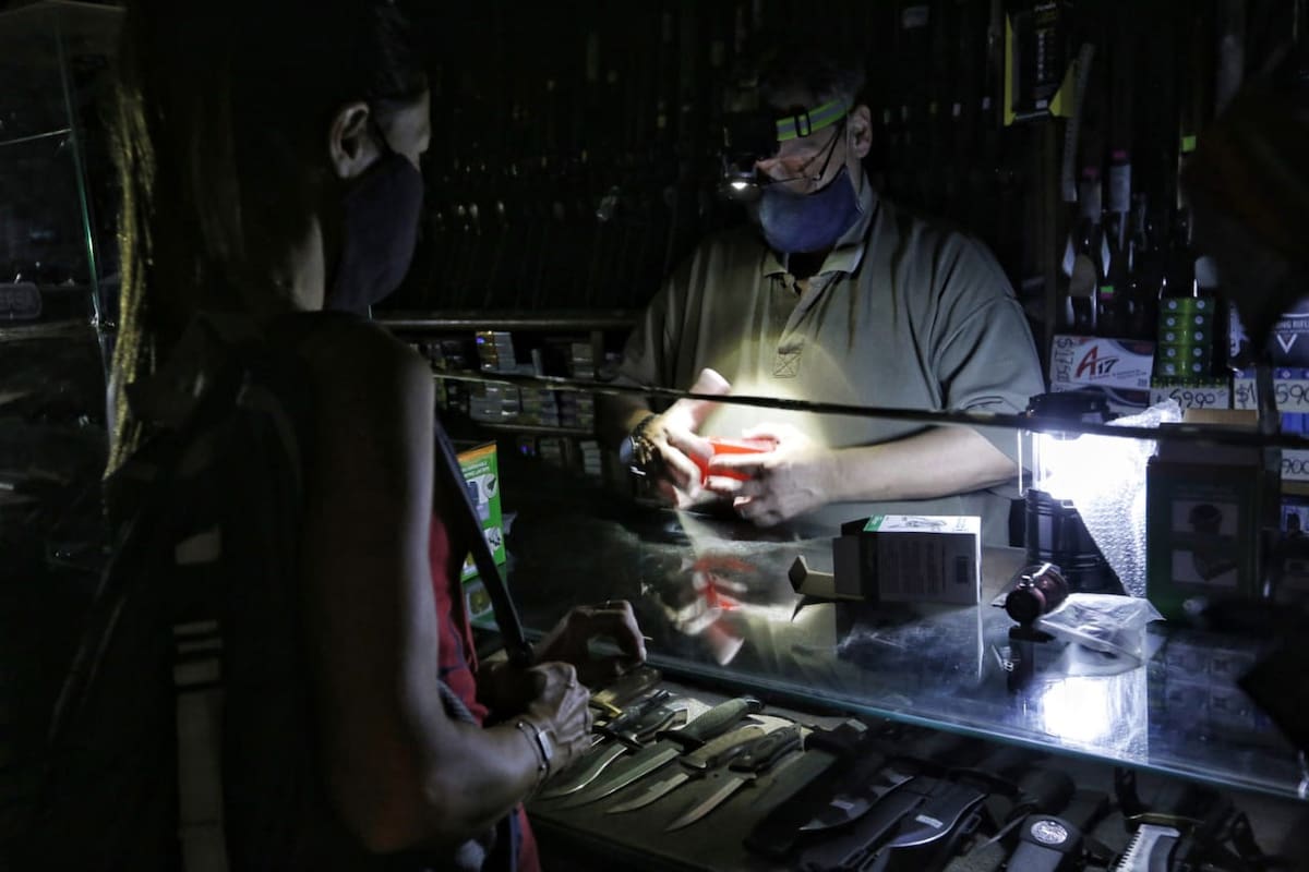 Corte de luz en Tribunales