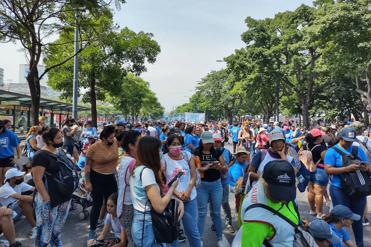 Corte en la 9 de Julio