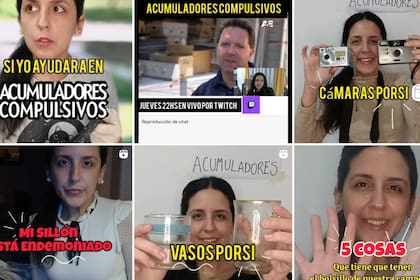Cosas porsi, cosas endemoniadas, nidos de cosas, son algunas de las categorías que Naty usa para clasificar los objetos que "recomienda" acumular en sus videos humorísticos.