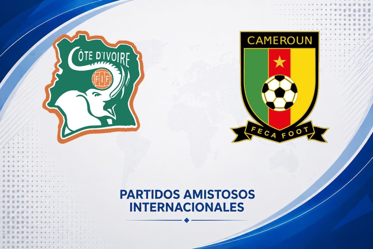 Costa de Marfil vs. Camerún por el amistoso internacional 2026: día, hora y cómo seguir online