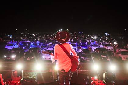 Coti en un autoshow en La Plata