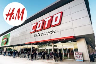 Qué sucursales de Coto venden ropa de H&M