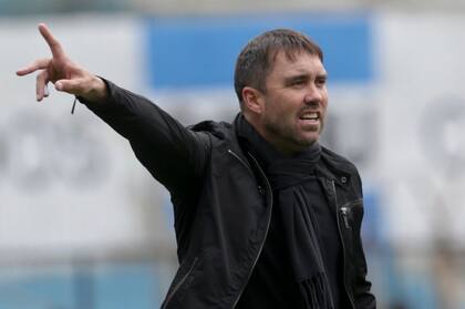 Coudet en el clásico ante San Lorenzo
