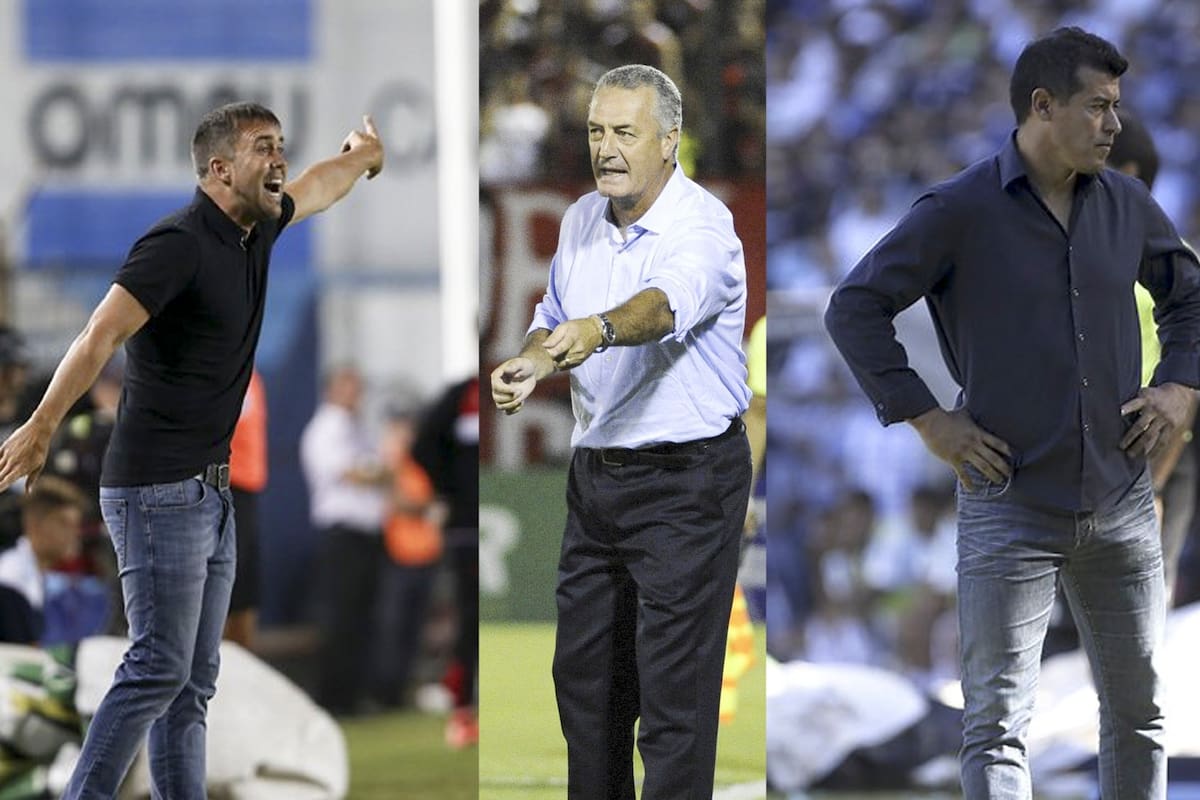 Coudet (Racing), Alfaro (Boca) y Almirón (San Lorenzo)