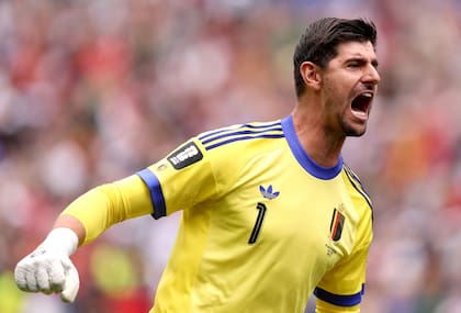 Courtois era arquero en Atlético Madrid cuando Caroline fue a vacacionar a la capital española y se cruzaron (Foto: Getty Images)