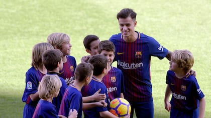 Coutinho, en su presentación, cuando todo era esperanza.