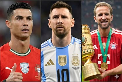 CR7, Messi y Harry Kane, tres titanes que buscan la Copa del Mundo