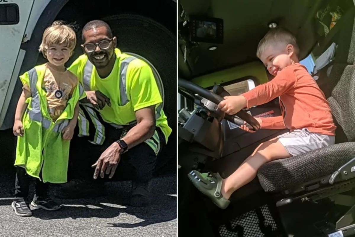 Craig Hodges y su amigo pequeño de Roanoke llamado John Coleman (Kayla Coleman)