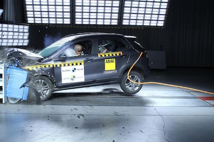 Crash test del Fiat Pulse, el de mejor rendimiento del grupo Stellantis
