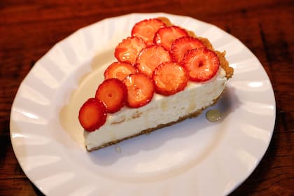 Cream cheese pie, una de las especialidades dulces.