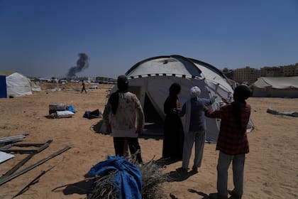 Crece la desesperación para una familia palestina obligada a huir nuevamente en Gaza