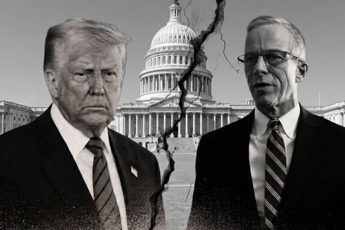 Crece la división dentro del Partido Republicano debido a la tensa relación entre el presidente Donald Trump y el líder de la mayoría del Senado, John Thune