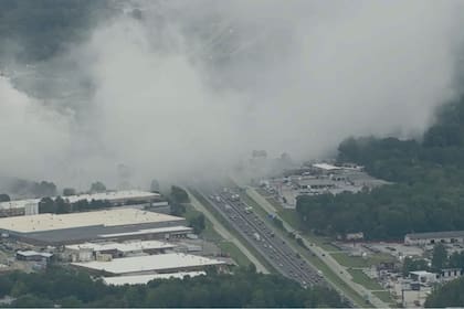 Crece la preocupación por la nube de humo tóxica cerca de Atlanta