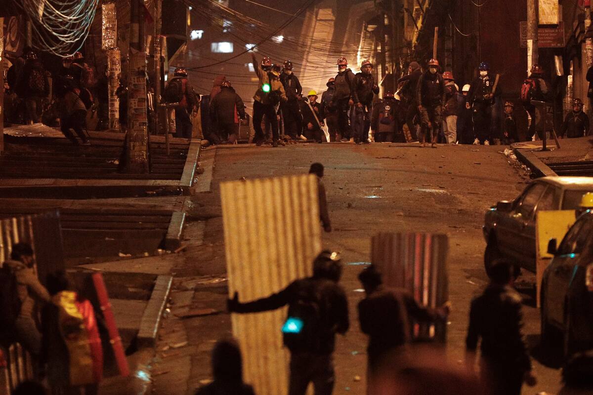 Crece la tensión en Bolivia