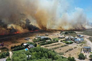 Creen que el Tren Patagónico habría provocado un incendio en Las Grutas