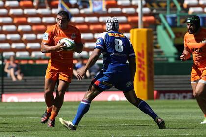Creevy en acción; los Jaguares no pudieron con Stormers, a quién nunca le ganaron en las tres ediciones que disputaron en el Super Rugby