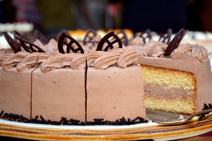 Crema de chocolate para tortas.