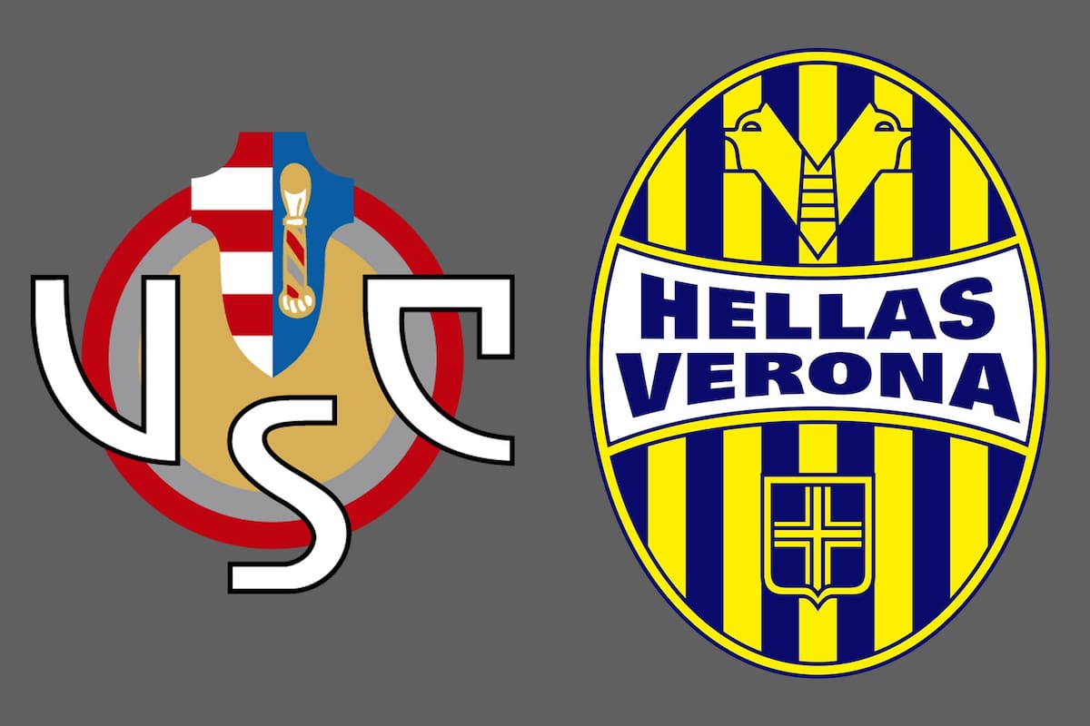 Cremonese y Hellas Verona disputaron uno de los encuentros de la jornada del fútbol italiano