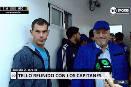 Crespi guiña el ojo a la salida del vestuario