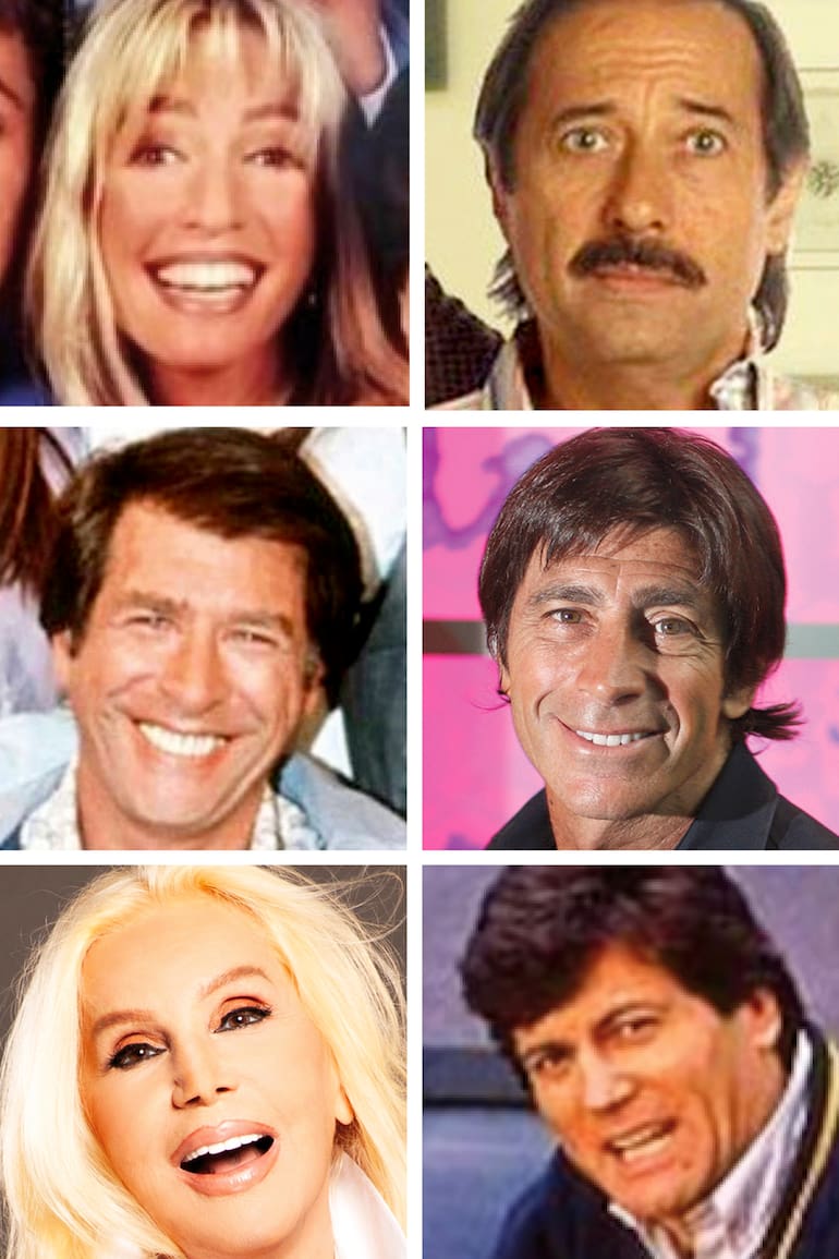 Cris Morena, Arturo Puig, Nicolás Repetto, Guillermo Francella, Susana Giménez y Carlín Calvo, figuras de la historia de Telefe y Canal 11