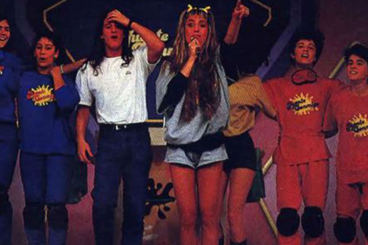 Cris Morena conduciendo Jugate conmigo, un programa que podría volver a la pantalla chica