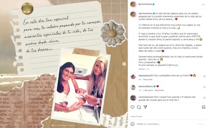 Cris Morena saludó a su nieto Franco por su cumpleaños (Foto: Instagram @bycrismorena)
