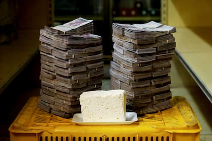 Un kilo de queso: 7.500.000 de bolívares (US$ 1,14)