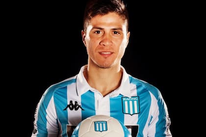 Cristaldo, en su llegada a Racing