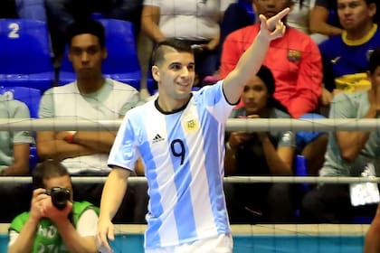 Cristian Borruto es el máximo goleador de la selección argentina en mundiales de futsal con 16 tantos.