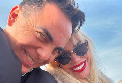 Cristian Castro junto a Ingrid Wagner (Foto: Instagram @cristiancastro)