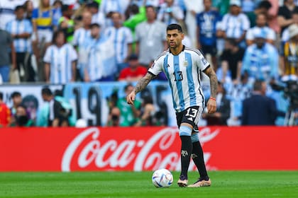 Cristian 'Cuti' Romero será titular en el enfrentamiento entre la Argentina y Croacia, por un lugar en la final
