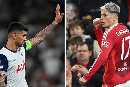Cristian "Cuti" Romero y Alejandro Garnacho festejaron con Tottenham y Manchester United, que avanzaron a la final de la Europa League
