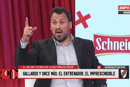 Cristian Fabbiani fue invitado al programa 90 Minutos de Fútbol