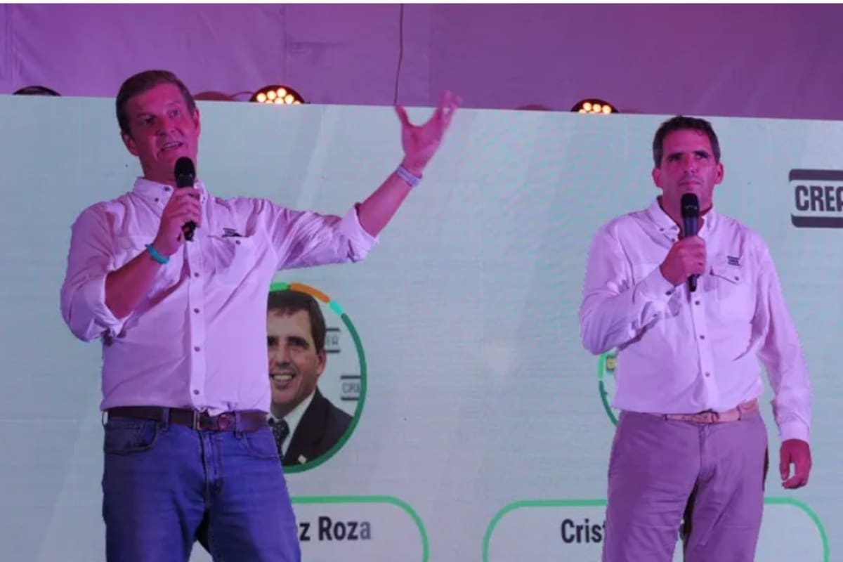 Cristian Feldkamp, Presidente ejecutivo del Movimiento y Jorge Saenz Rozas dicepresidente