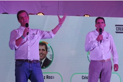 Cristian Feldkamp, Presidente ejecutivo del Movimiento y Jorge Saenz Rozas dicepresidente