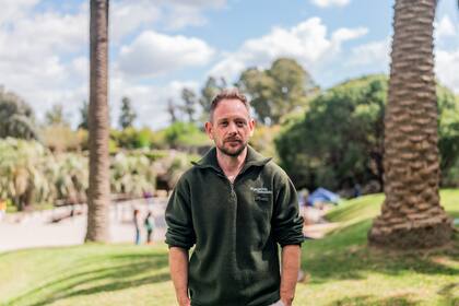 Cristian Gillet, responsable de Fauna de la Fundación Temaiken