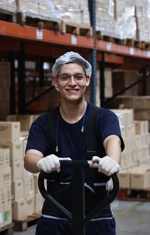 Cristian Gorosito, uno de los empleados contratados en Maigal a través de la Fundación Forge