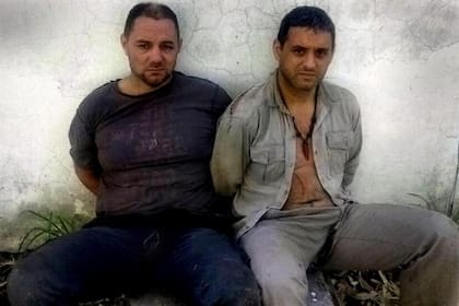 Cristian Lanatta y Víctor Scgillacci, el día de su detención