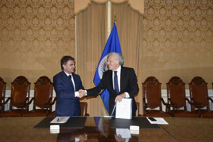 Cristian Mazza, presidente de Alami, y Luis Almagro, secretario general de la OEA