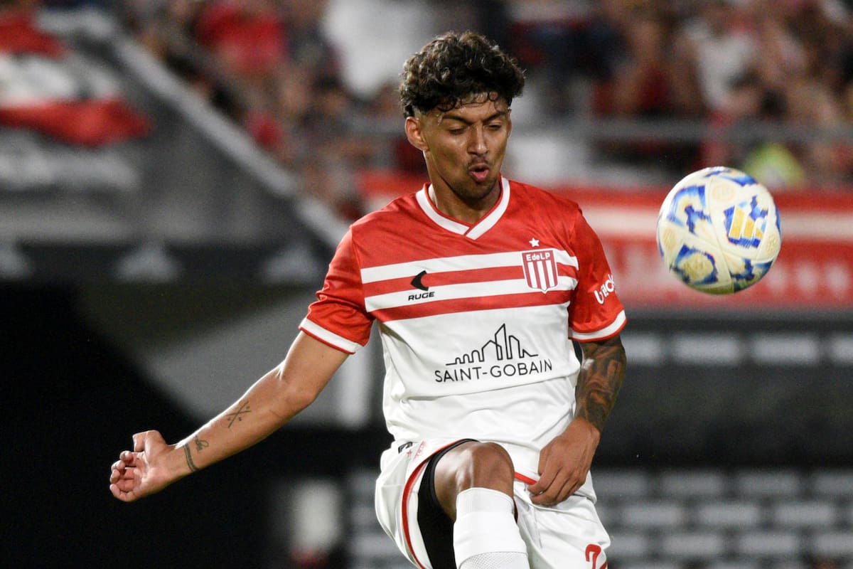 Cristian Medina hoy, con la camiseta de Estudiantes