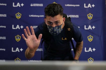 Cristian Pavón, delantero de LA Galaxy.