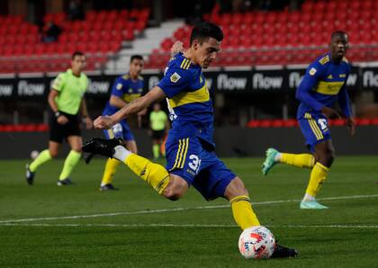 Cristian Pavón, en su último paso por Boca