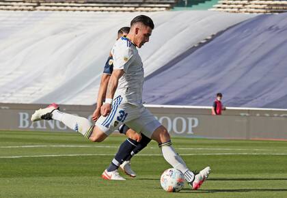 Cristian Pavón, otro de los delanteros de Boca a los que les está costando convertir