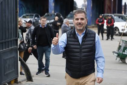 Cristian Ritondo en el ingreso al acto de Pro